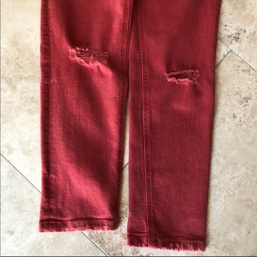 Anthropologie Jeans High Rise Distressed Slim  NWT Women’s Size 27 - Picture 6 of 12